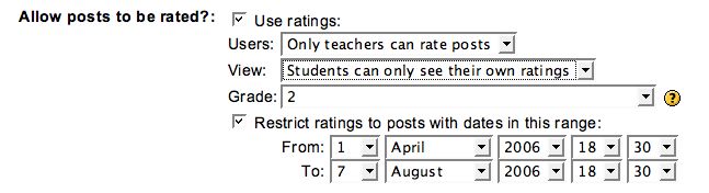 Forum grading in 1.6.2 Forum grading in 1.6.2
